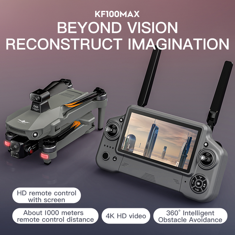 KF100 MAX GPS Drone 4K Camera  - Drone Gimbal 3 Axis recension och pris