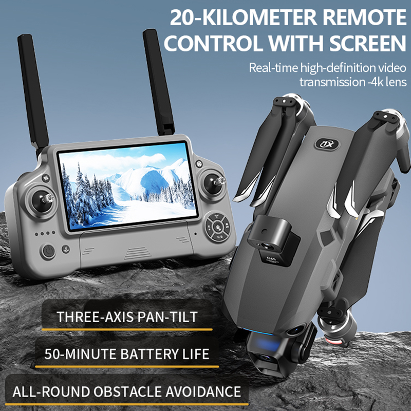 2026 New 8K Dual Camera Drone  - Drone Gimbal 3 Axis recension och pris