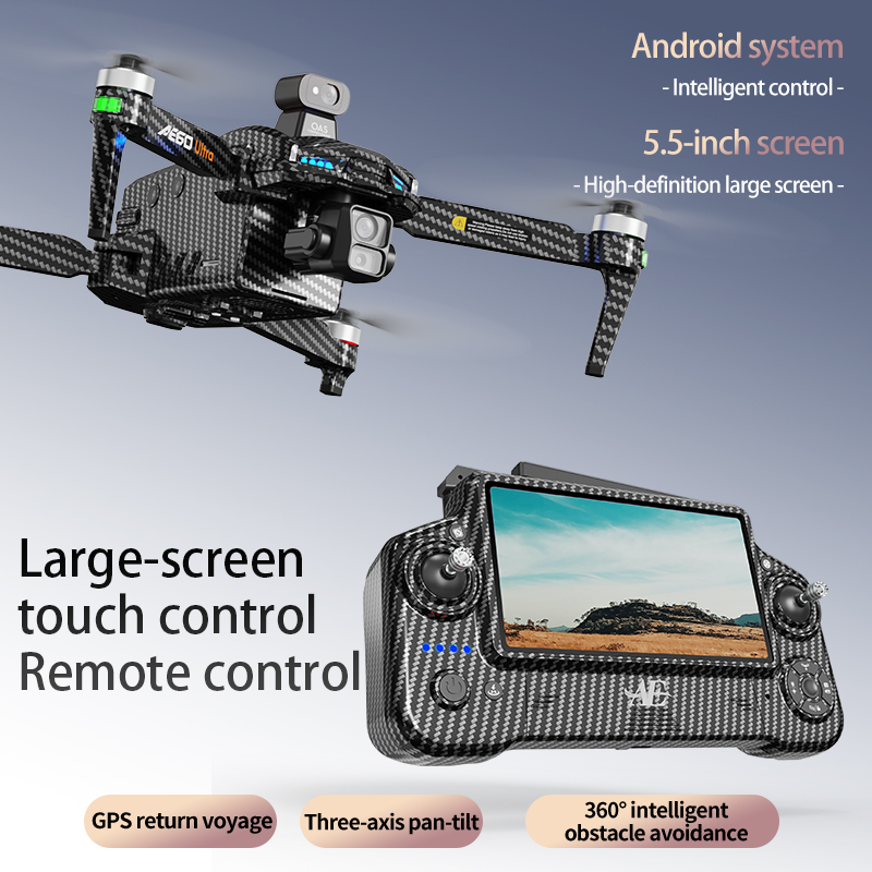 AE60 GPS Drone Professional 8K - Drone Gimbal 3 Axis recension och pris
