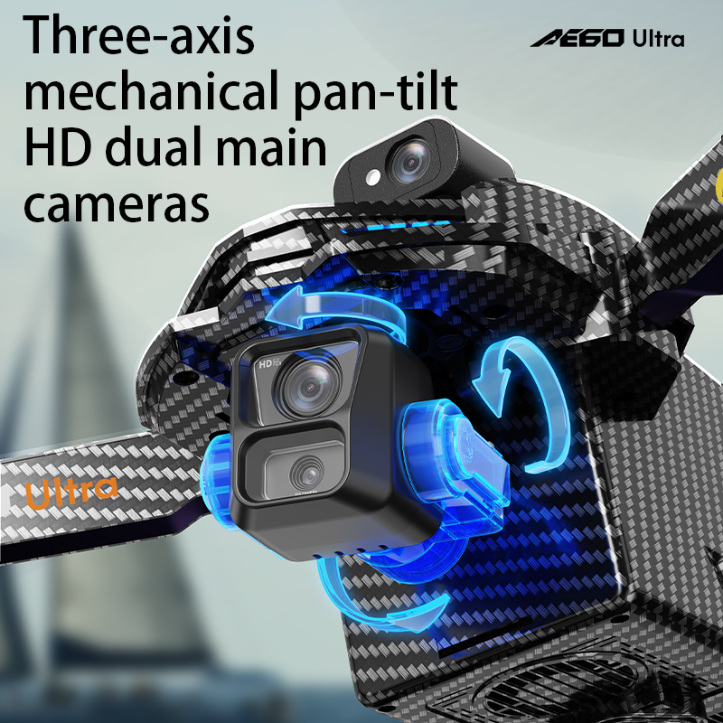 AE60 GPS Drone Professional 8K - Drone Gimbal 3 Axis recension och pris