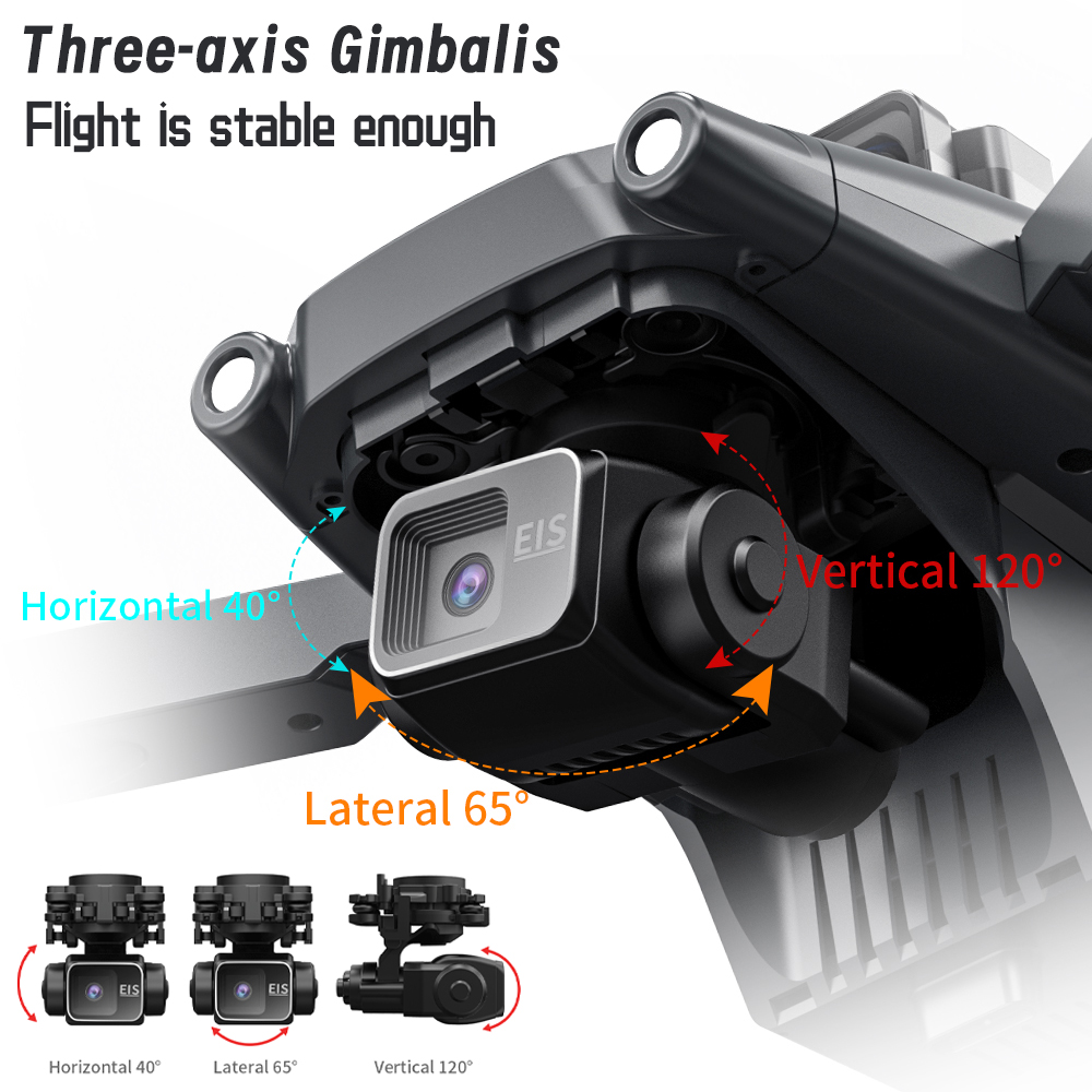 L600 Pro MAX /L600 PRO Drone 4 - Drone Gimbal 3 Axis recension och pris