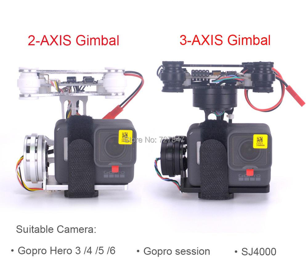 RTF FPV 3-AXIS / Lightweight 2 - Drone Gimbal For Gopro Hero recension och pris