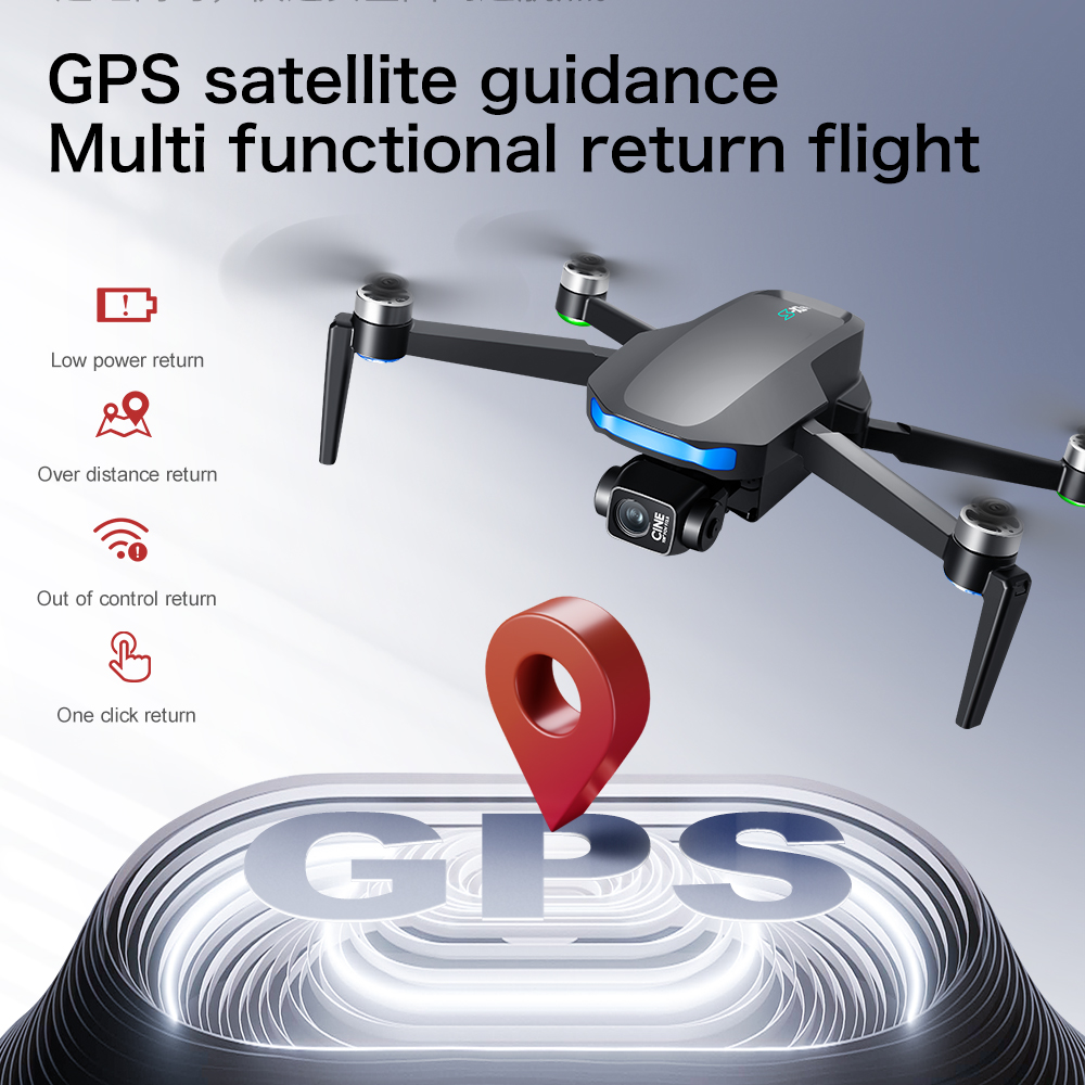 New S-X1 MAX Drone GPS 8K Prof - Drone Gimbal 3 Axis recension och pris